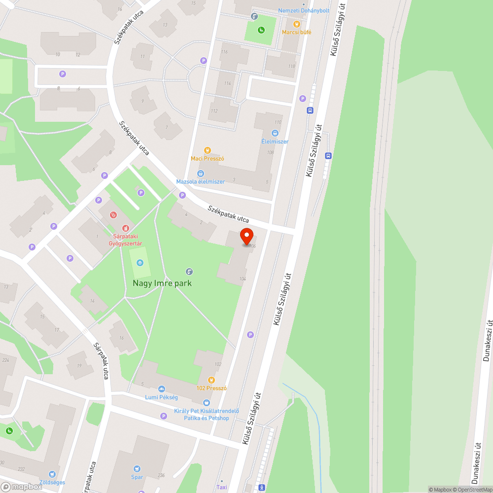 Elhagyott Transit bejelentés helye