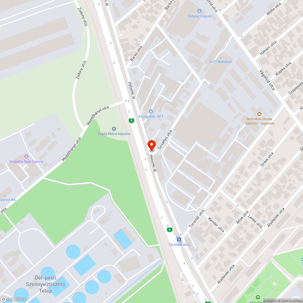 Kifordított utcakő bejelentés helye