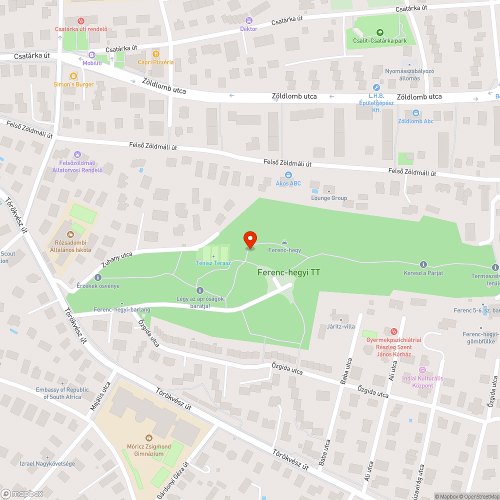 Kúszónövények bejelentés helye