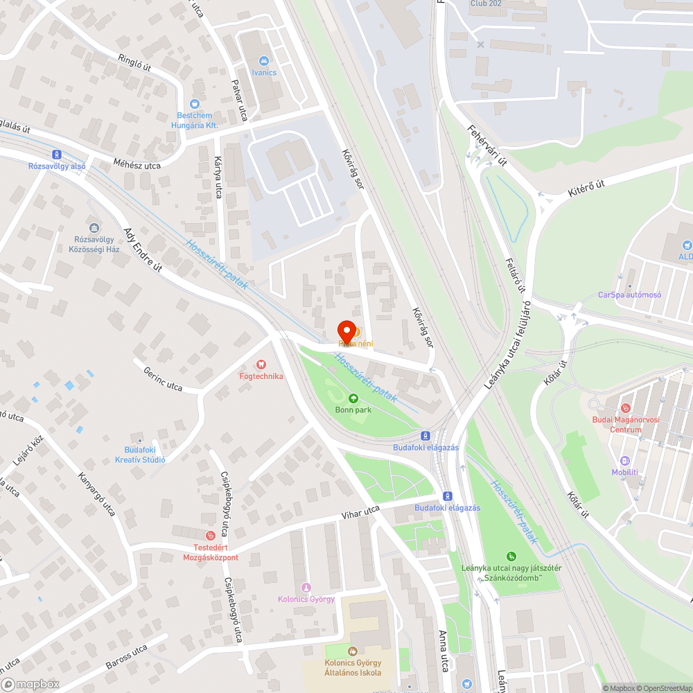 Parkoló lett bejelentés helye