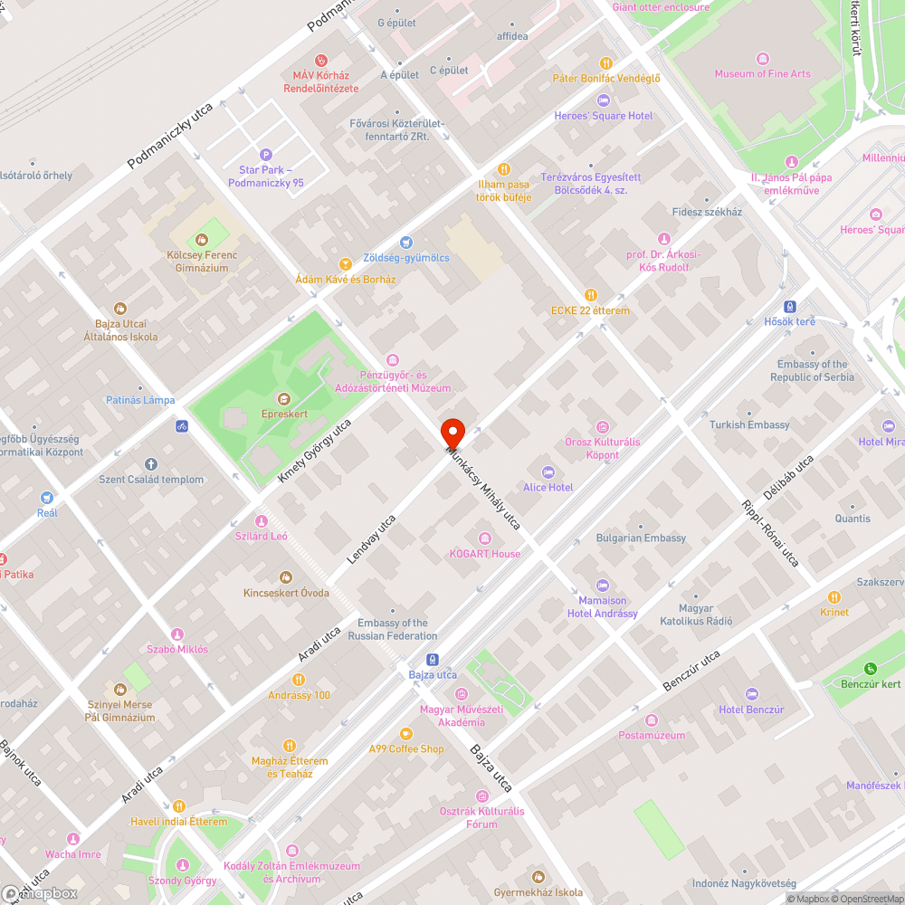 Túl alacsonyan lévő táblák bejelentés helye