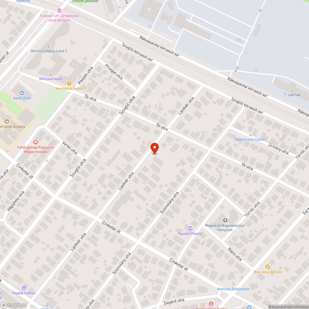 Kiégett izzó bejelentés helye