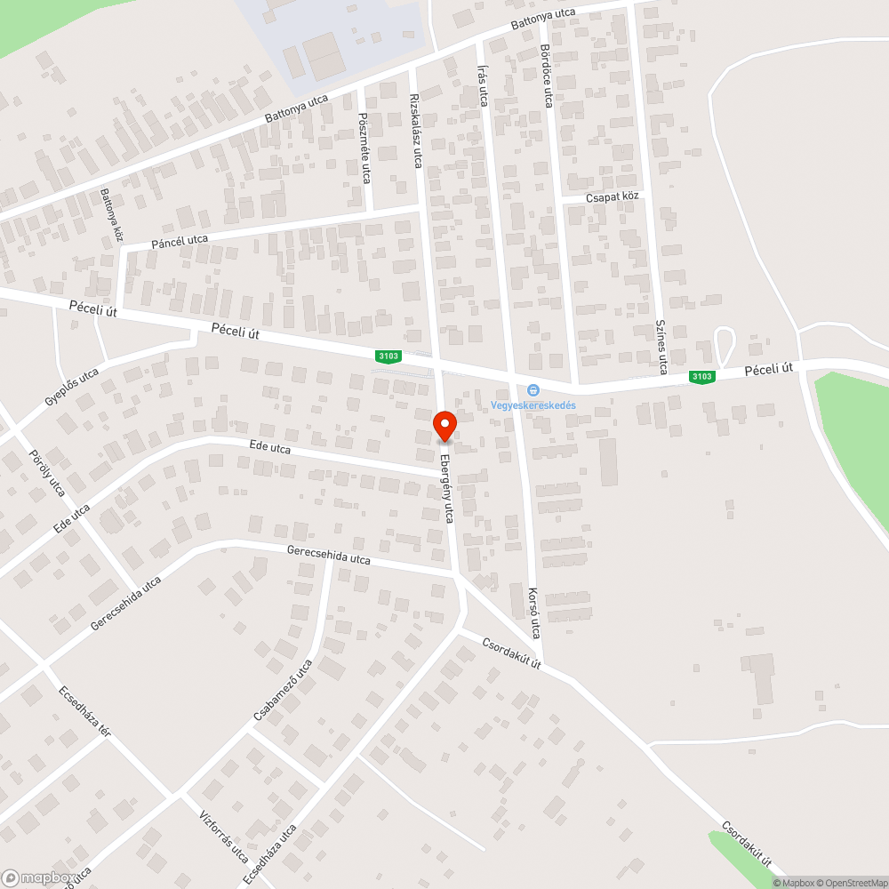 Telebusz megálló - hulladékgyűjtő hiánya bejelentés helye