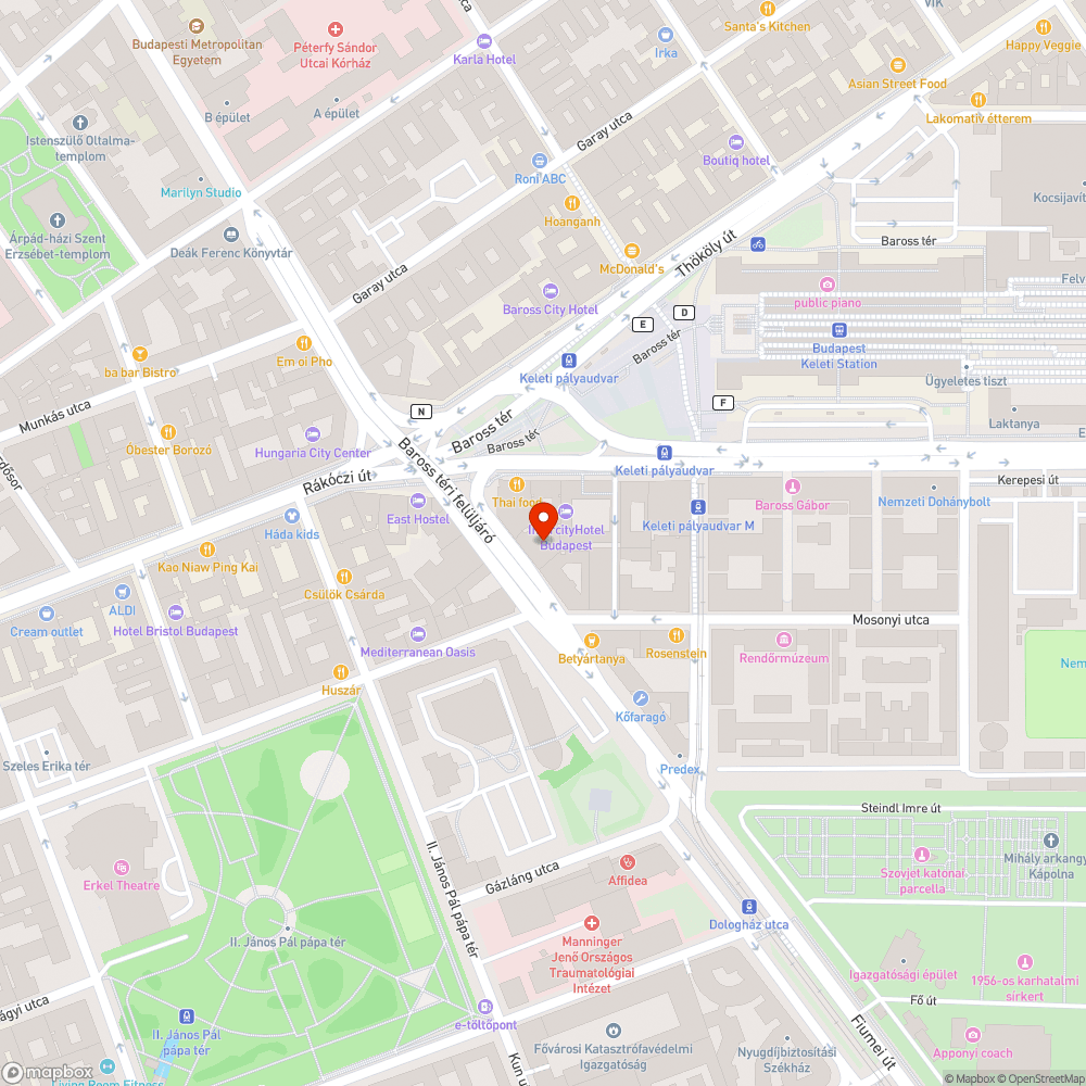 Járdán parkolás bejelentés helye