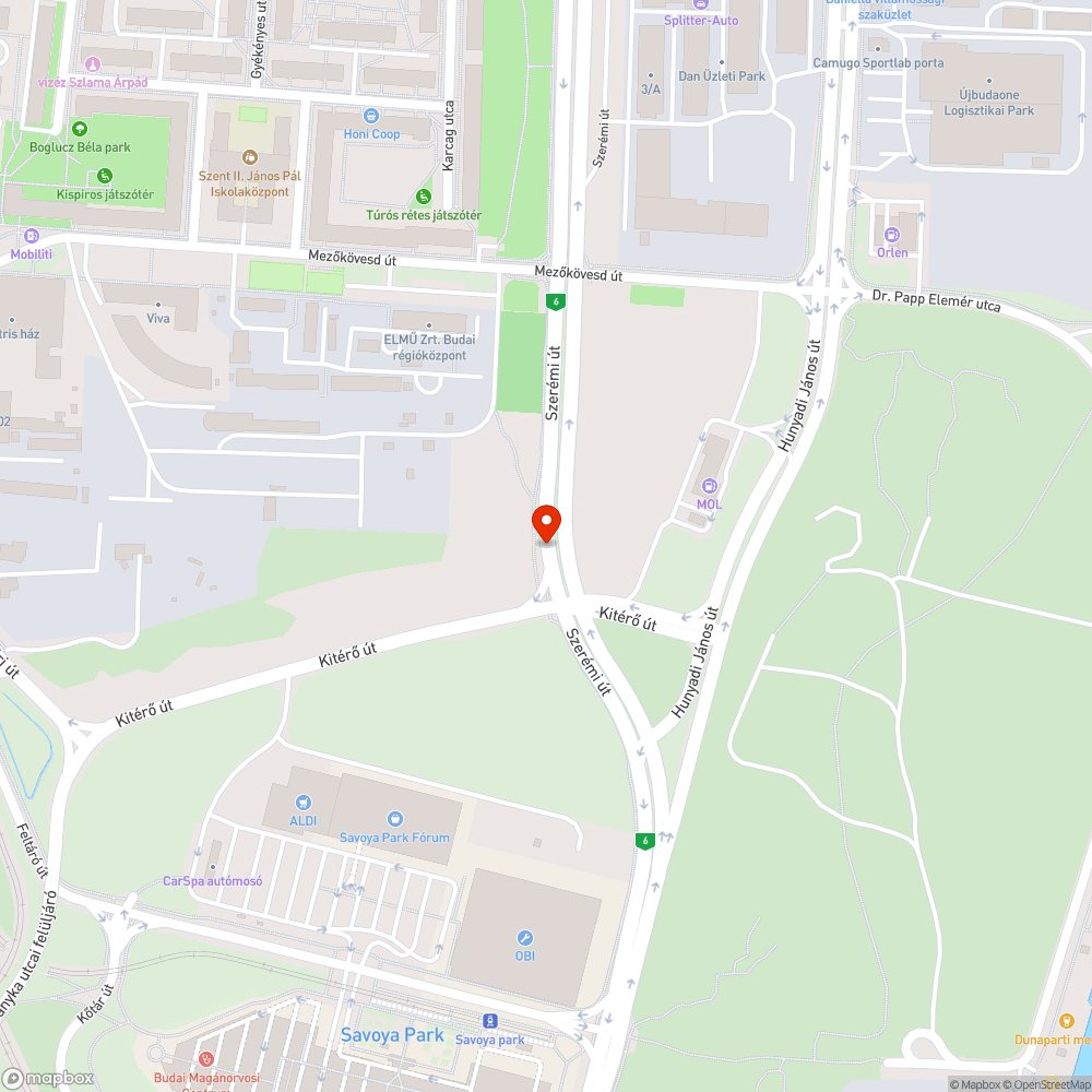 200 méternyi hiányzó járda a Szerémi úton bejelentés helye