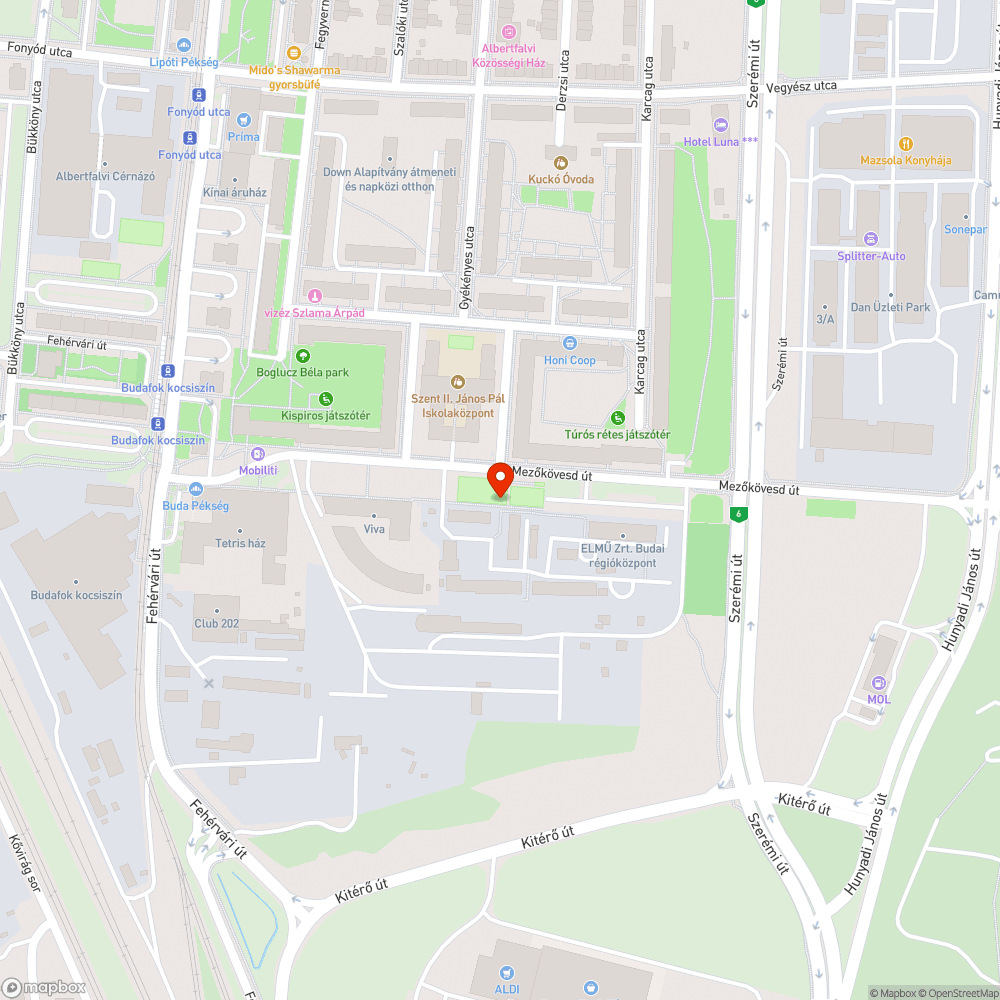 Kritikus állapotú járda a Mezőkövesd úton bejelentés helye