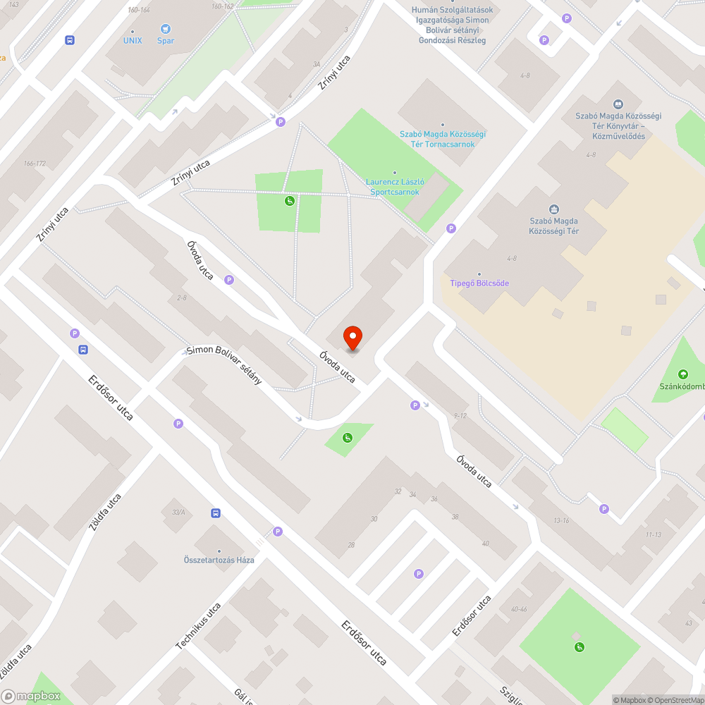 Fűre parkolás bejelentés helye