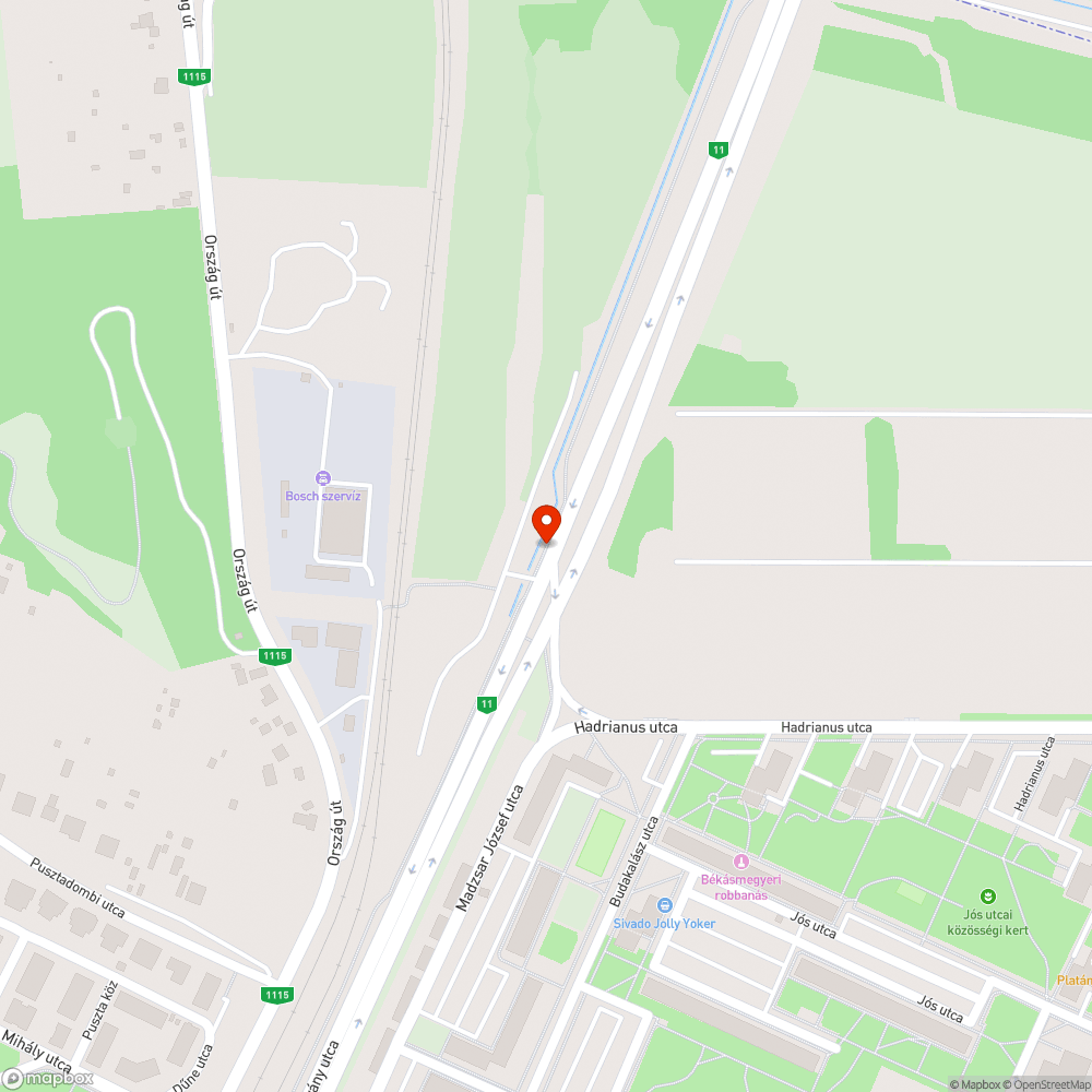 Nem működő közvilágítás bejelentés helye