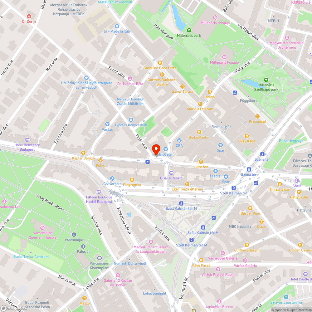 Graffiti a buszmegállóban bejelentés helye