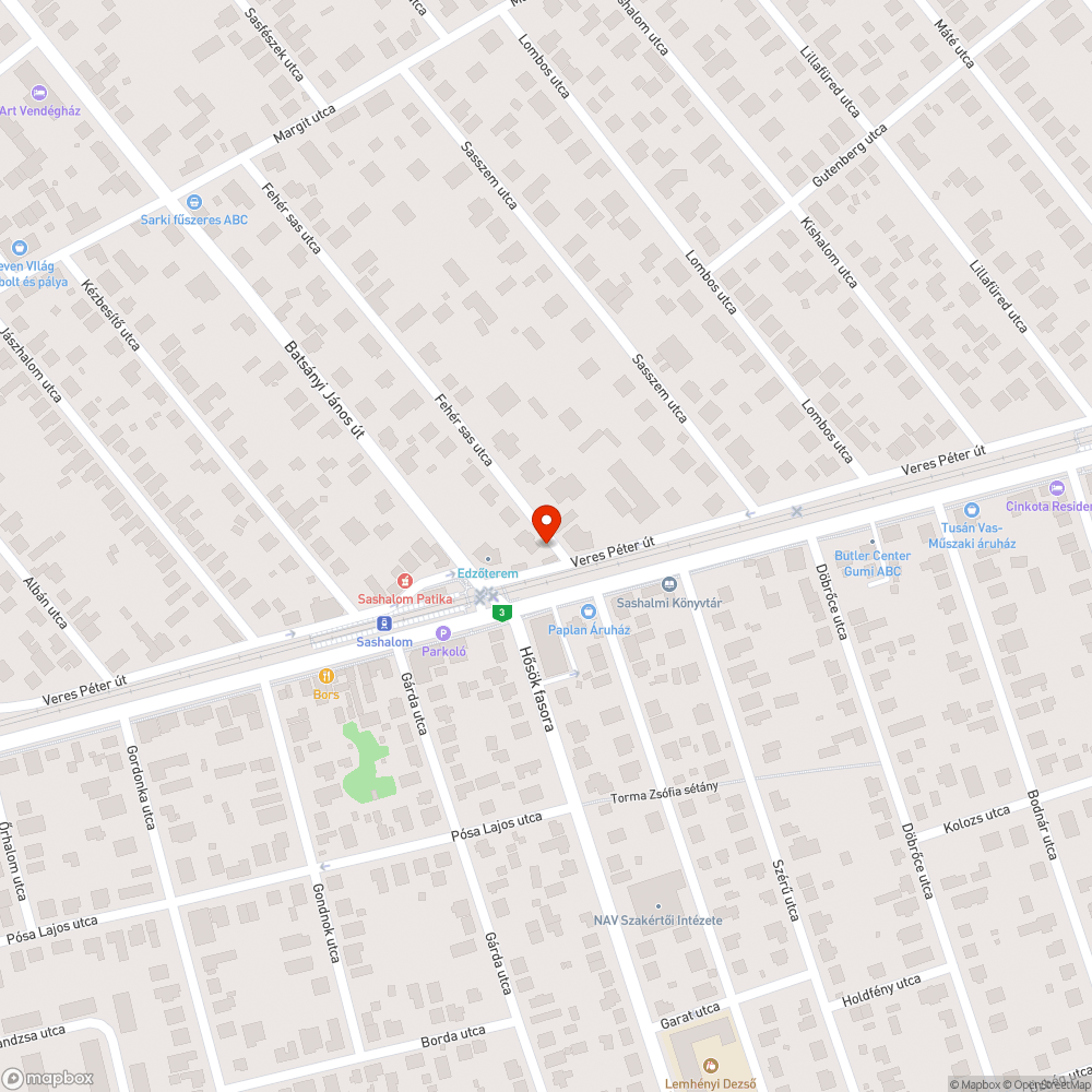 Tábla kidűlt bejelentés helye