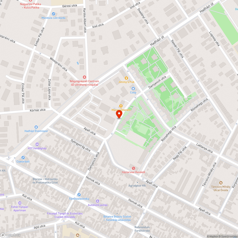 Ferde lámpaoszlop bejelentés helye