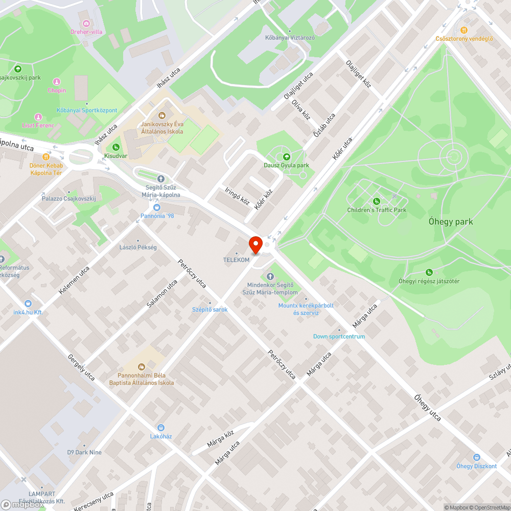 Fűben maradt oszloptartó beton bejelentés helye