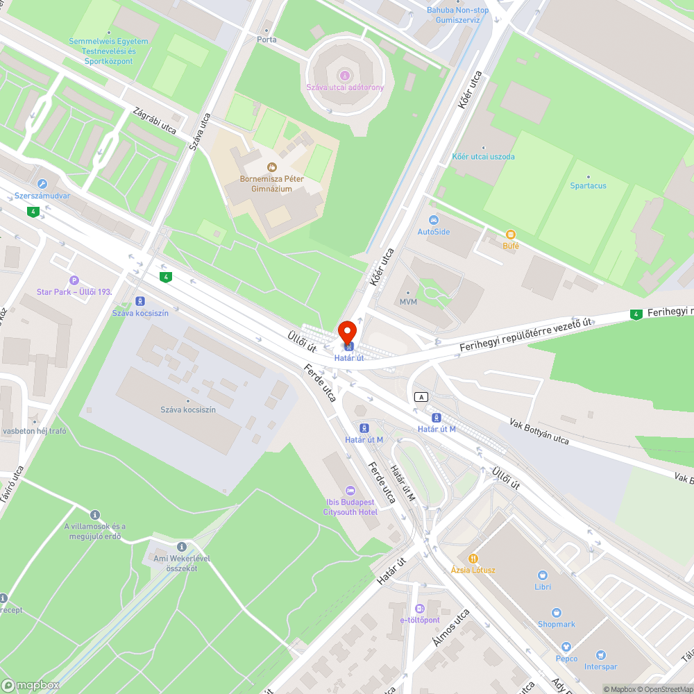 Jelzőlámpa tövéhez halmozott szegélykövek bejelentés helye