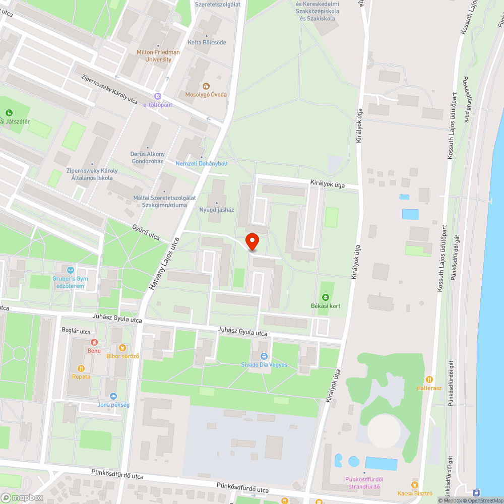 Erőteljesen megdőlt poller bejelentés helye