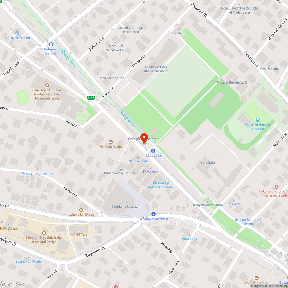 Koszos esőbeálló bejelentés helye