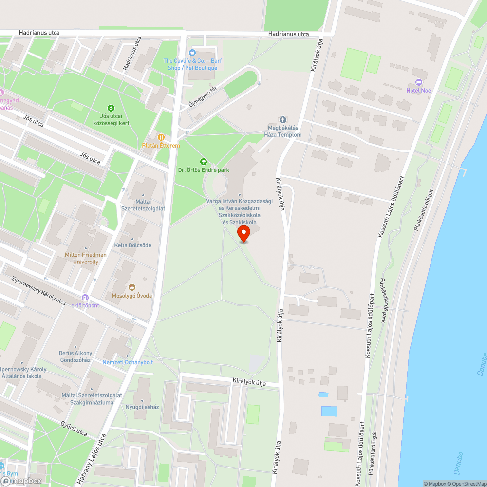 Rossz állapotú járdaszakasz bejelentés helye