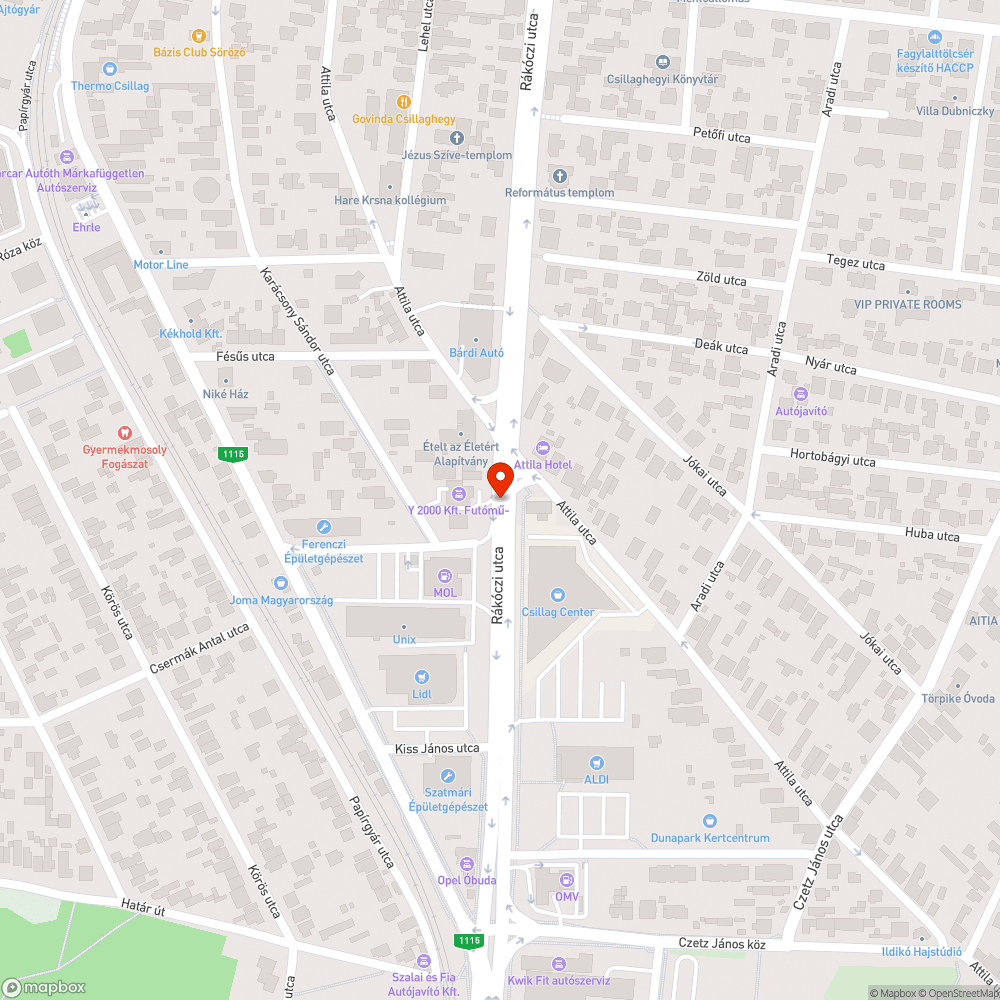 Öt kátyú 10 méteren belül bejelentés helye