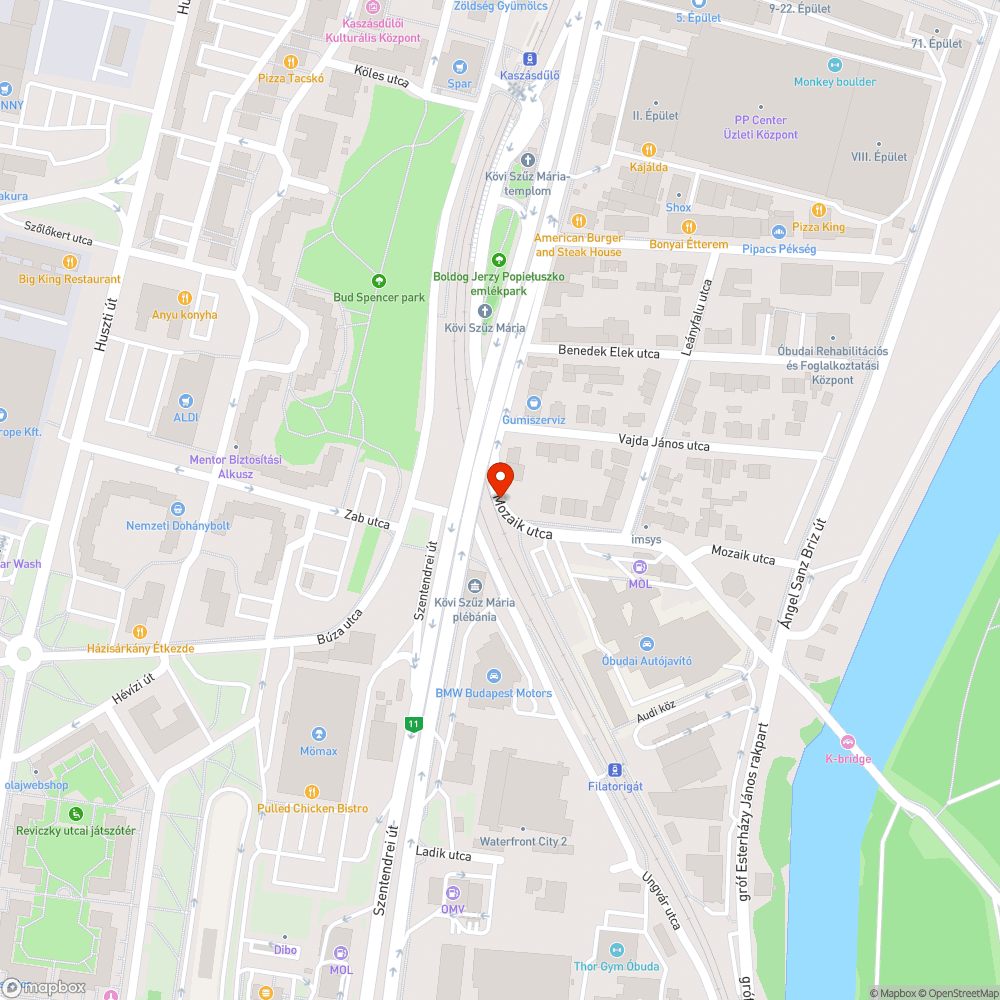 Tarthatatlan állapotú út bejelentés helye