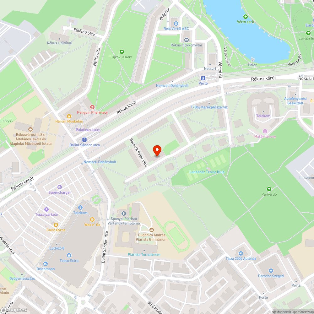 Felborult konténer bejelentés helye