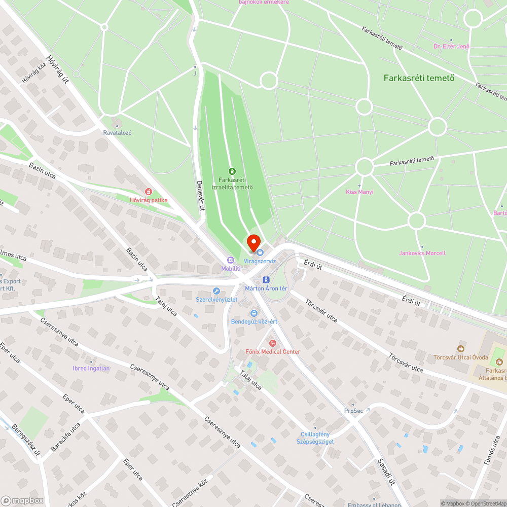 Kopott pad bejelentés helye