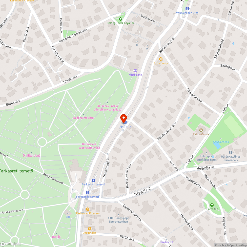 Rozsdás, graffitis váró bejelentés helye