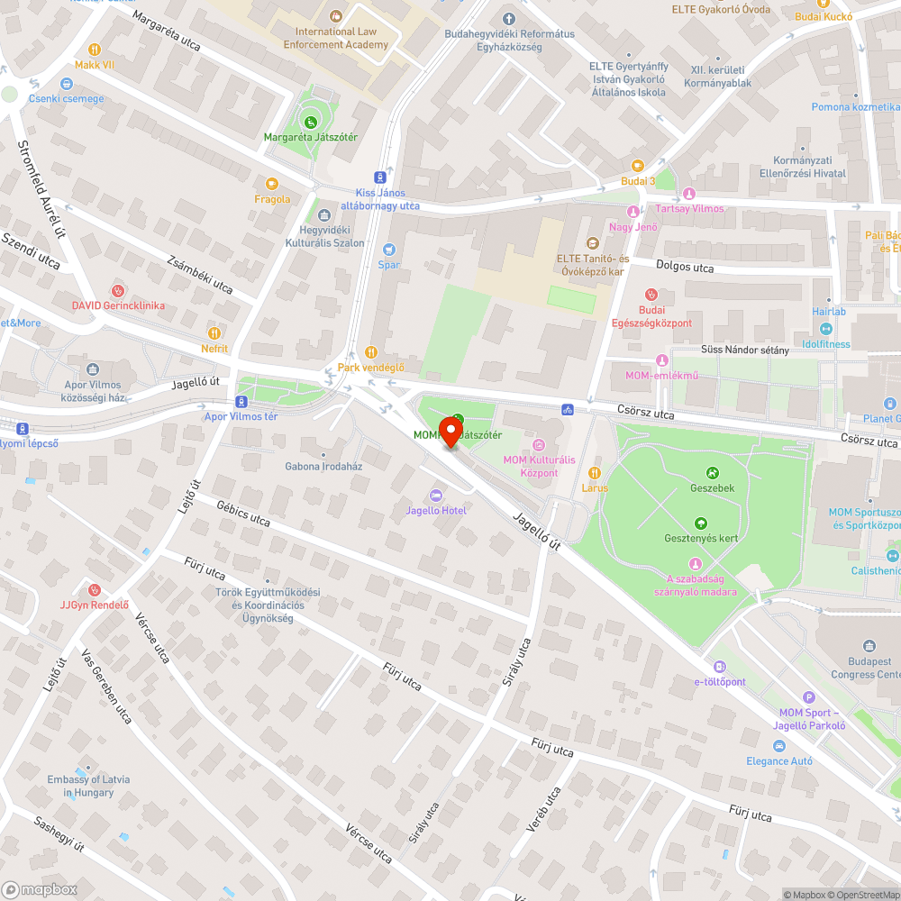 Megsüllyedt fedlap bejelentés helye