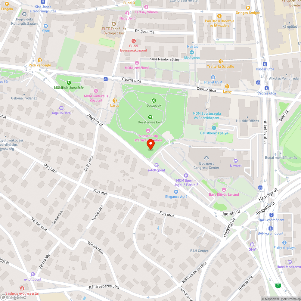 Üres oszlop bejelentés helye