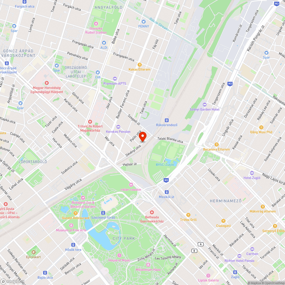 Útburkolati jelek hiánya bejelentés helye