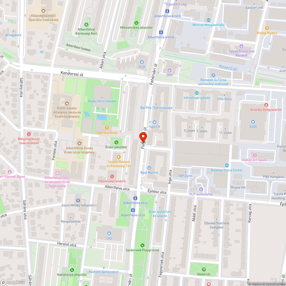 Befejezetlen közmű bejelentés helye