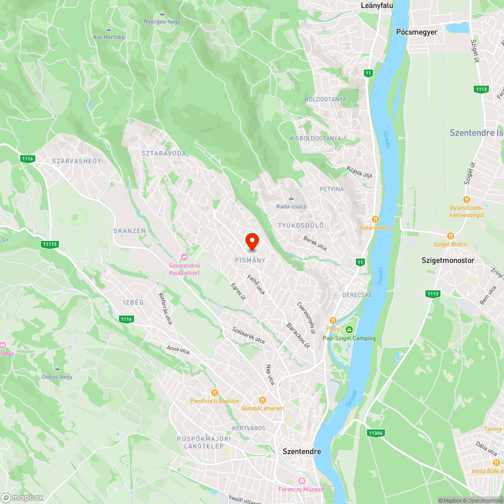 Jelentős úthiba a Vadrózsa és a Ribizli utca találkozásánál bejelentés helye