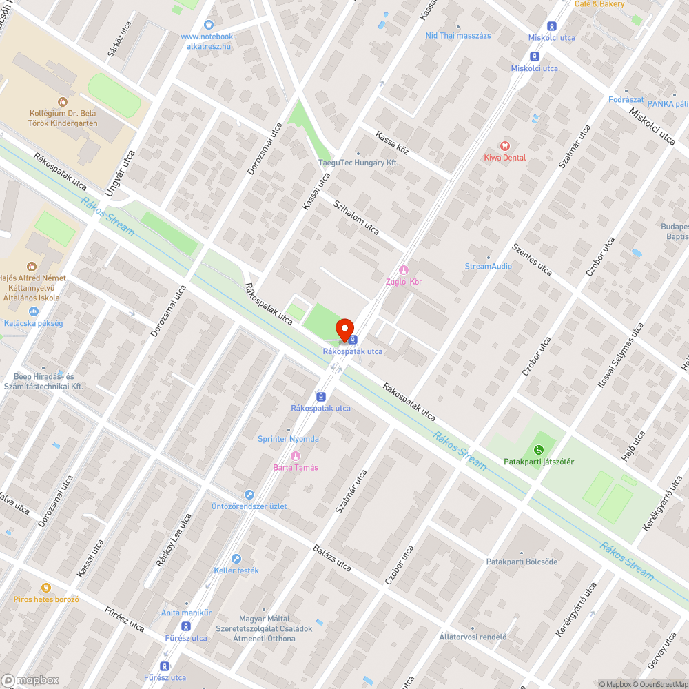 Örökzöld lámpa bejelentés helye