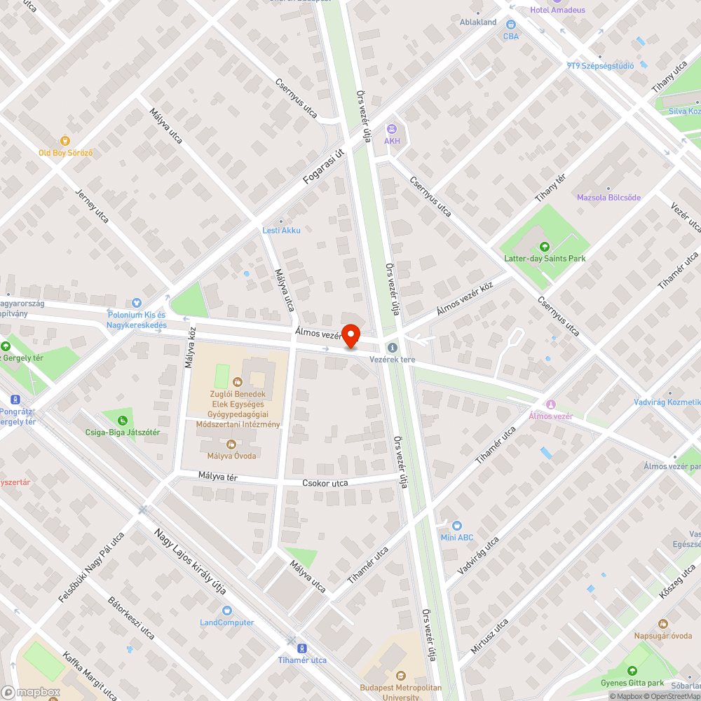 Roncsautó bejelentés helye