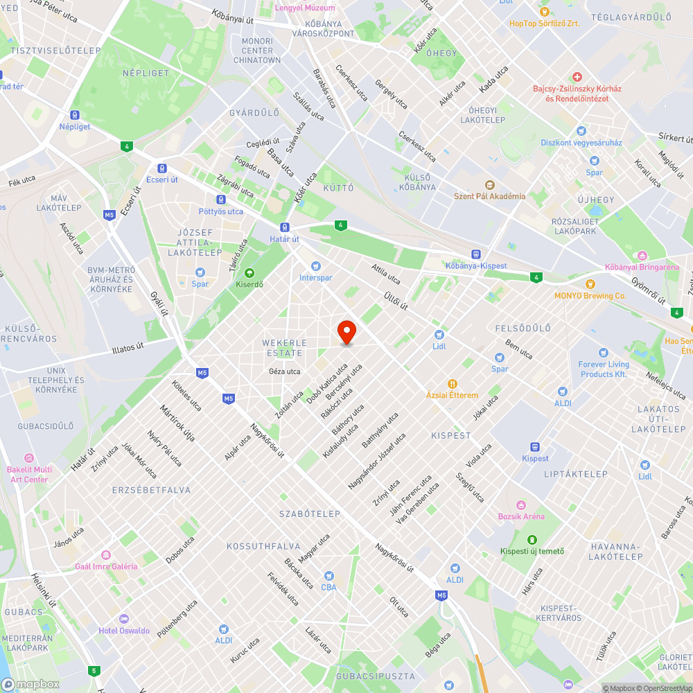 Megsüllyedt közműakna fedél kerékpársávban bejelentés helye