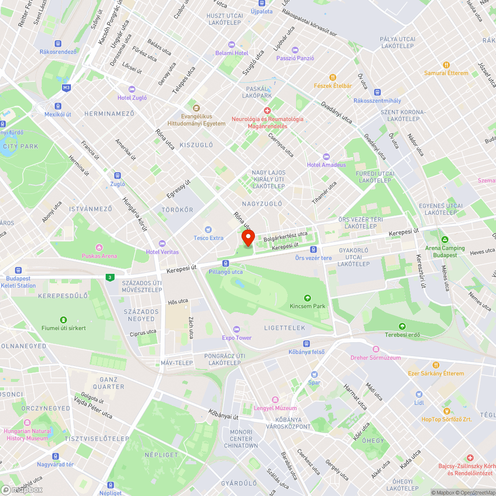 földből kiálló fém kampó bejelentés helye