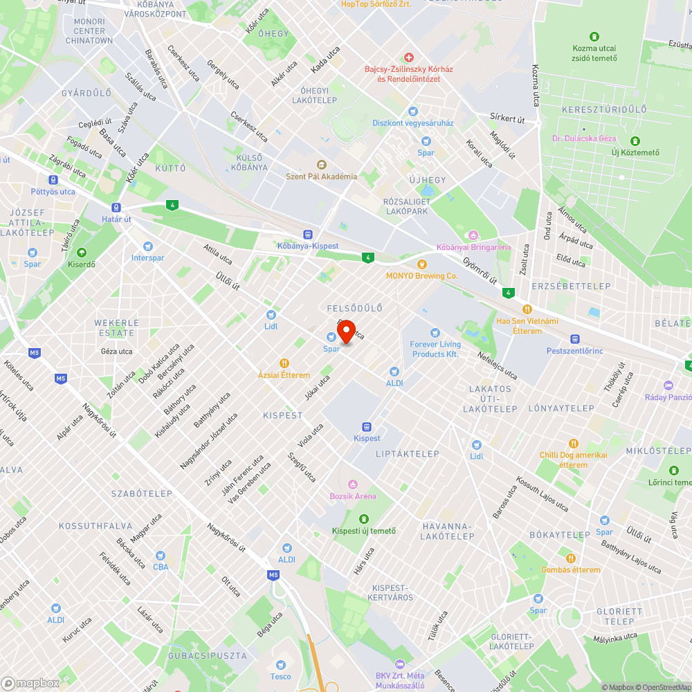 A falombozat miatt nem látható a tábla - Vécsey utca 1. bejelentés helye