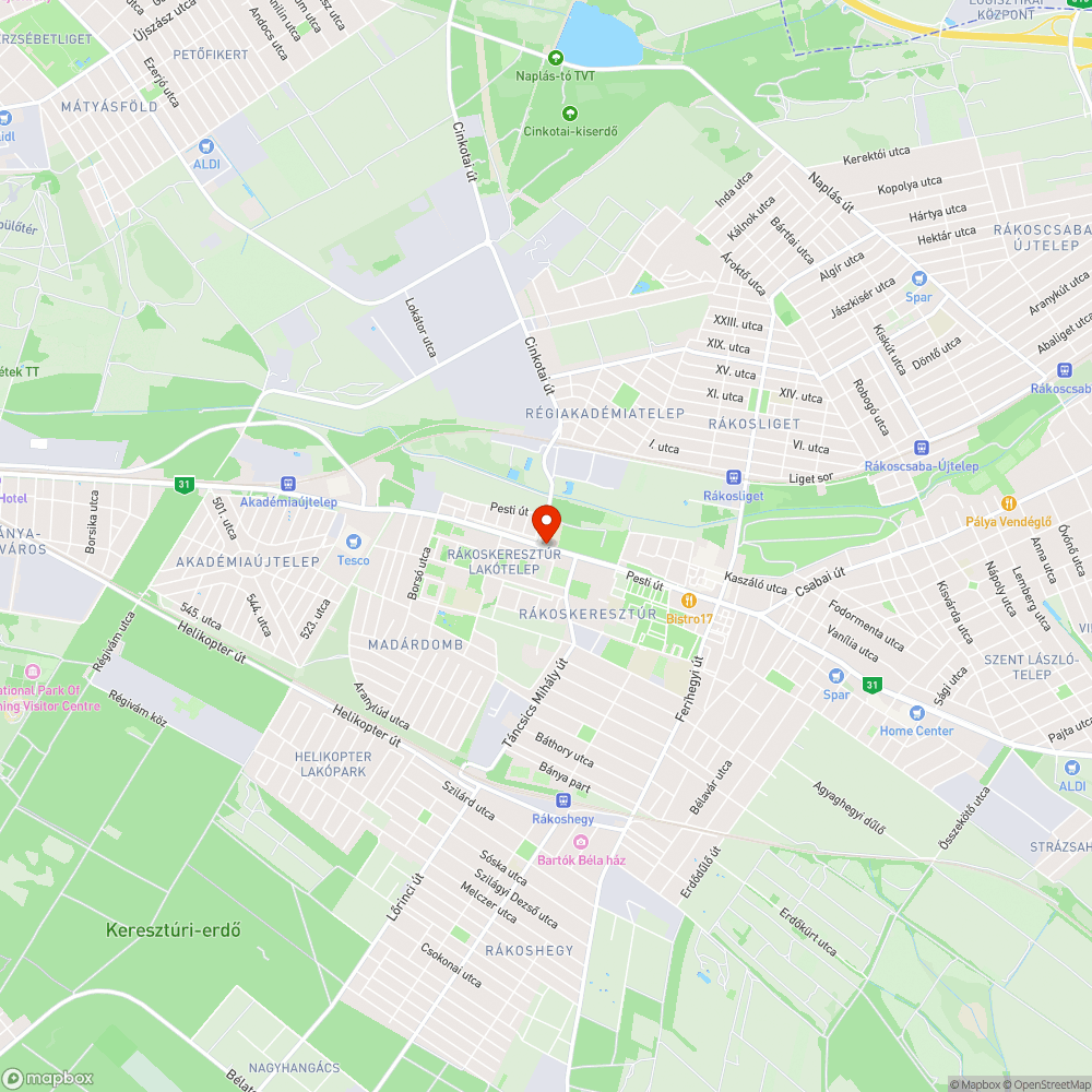 Rongálás bejelentés helye