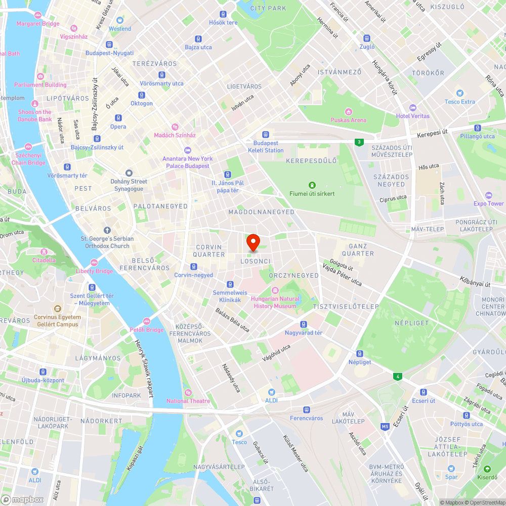 Túlcsorduló lombkorona bejelentés helye