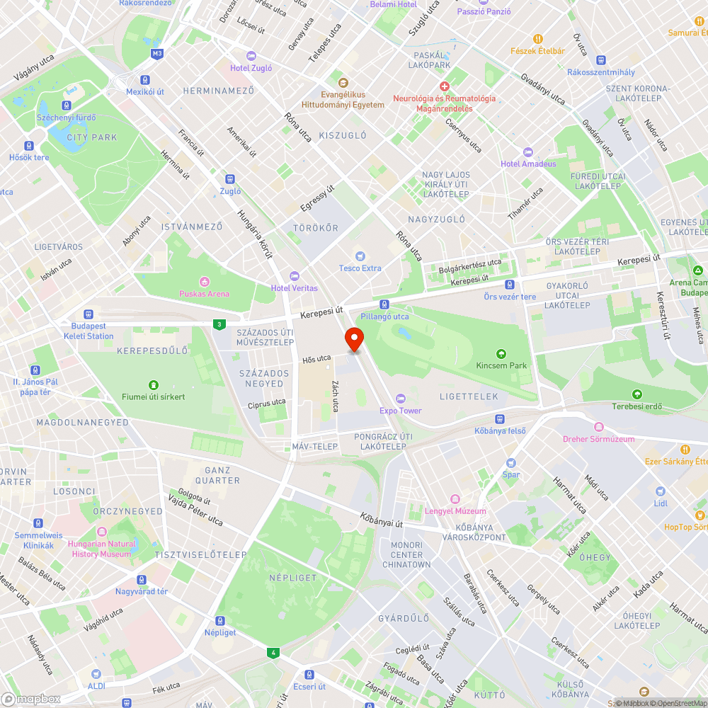 Leszakított kuka a Hős utcai buszmegállóban bejelentés helye