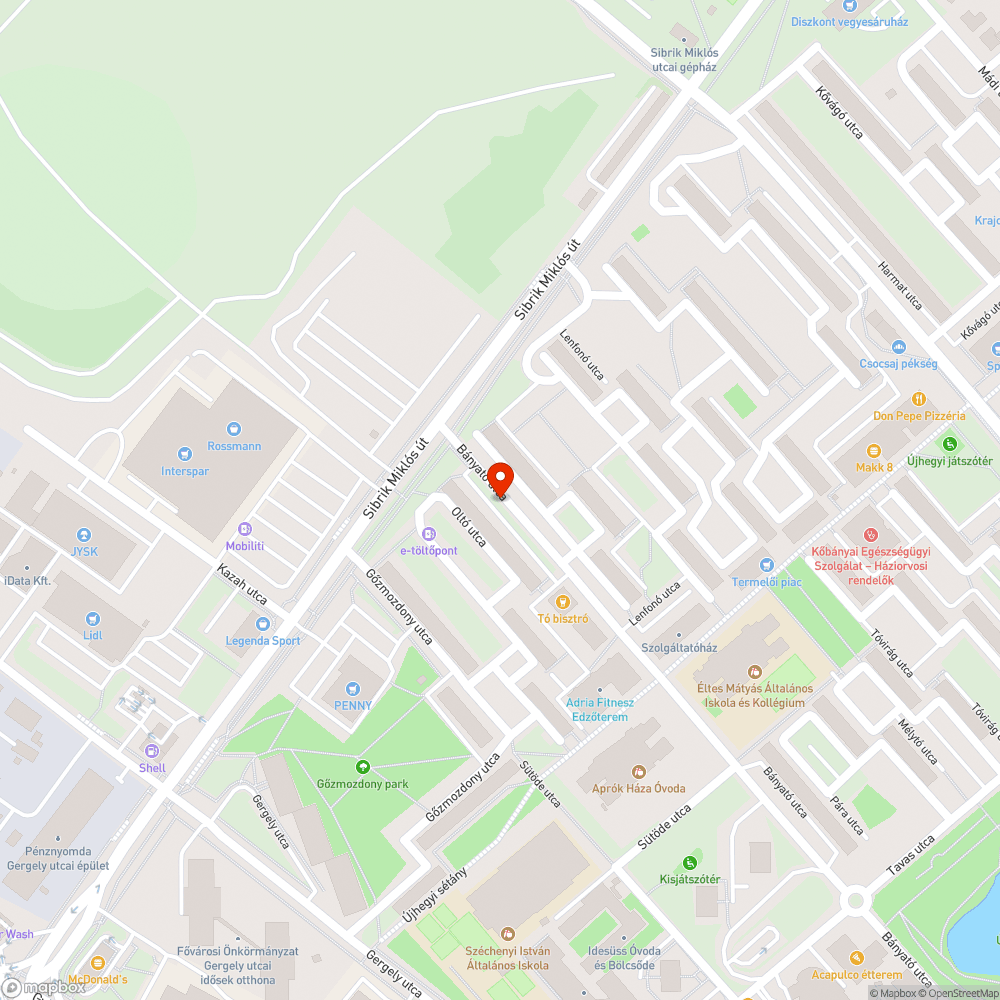 Földből kiálló vas és beton vassal bejelentés helye