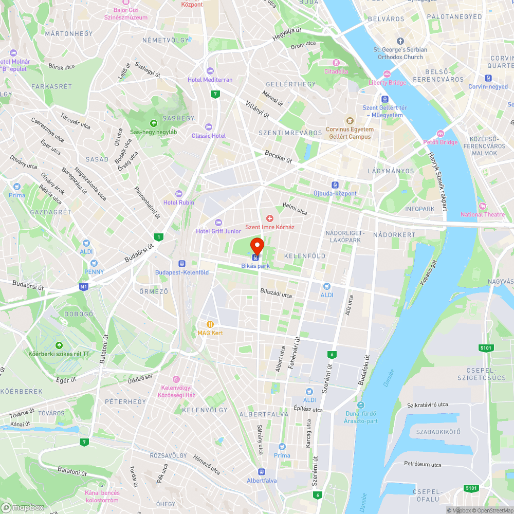 Betört üveg a metróban 2. (Bikás park) bejelentés helye