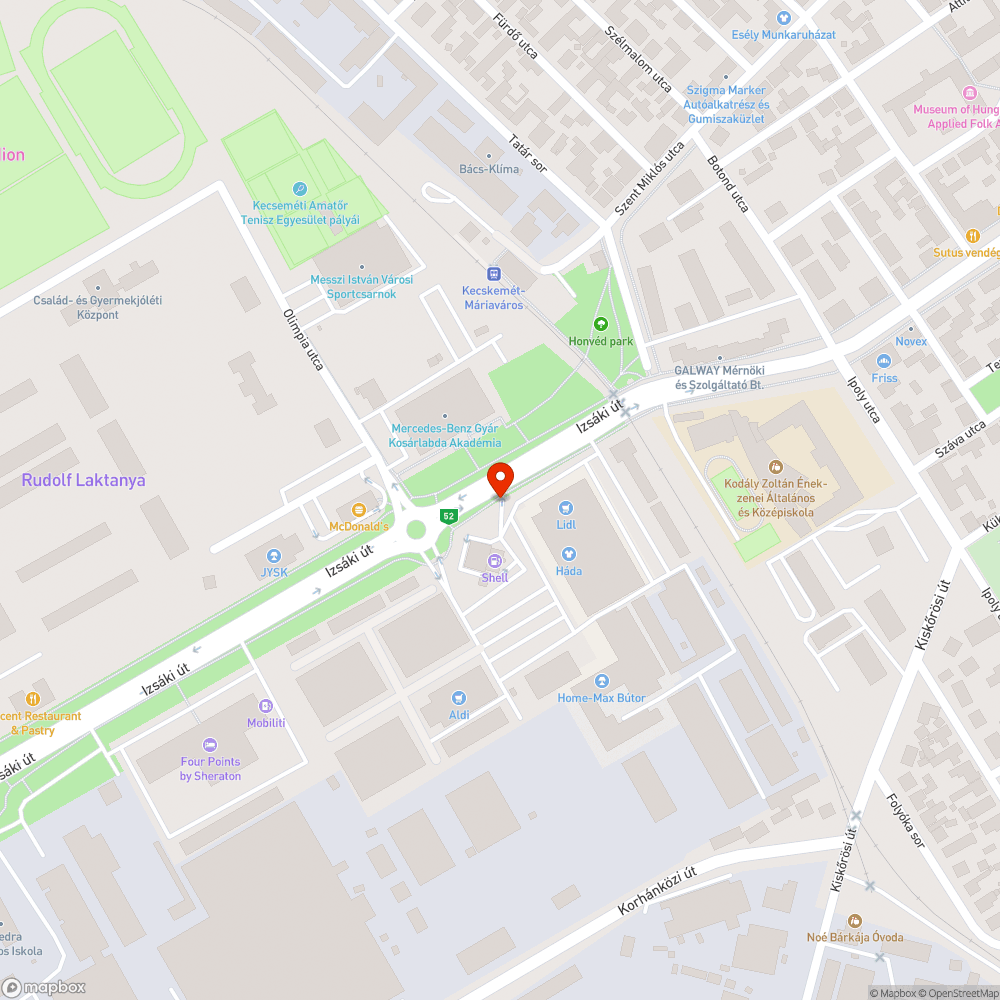 Balesetveszélyes kerékpár le- és felhajtók a Szil-Coopnál - ÚJRAKÜLDVE bejelentés helye