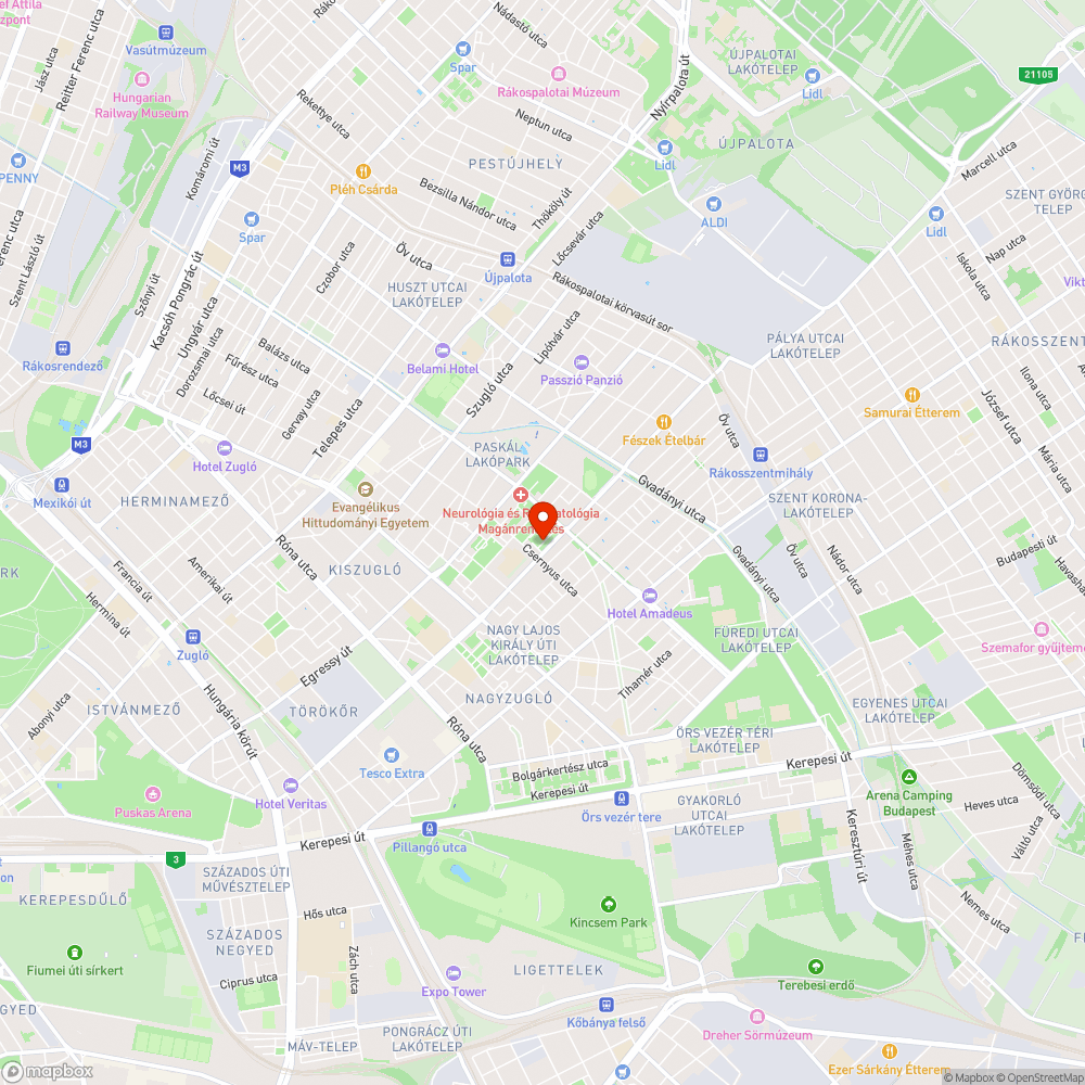 Parkolóban hagyott fa és egyéb hulladék bejelentés helye