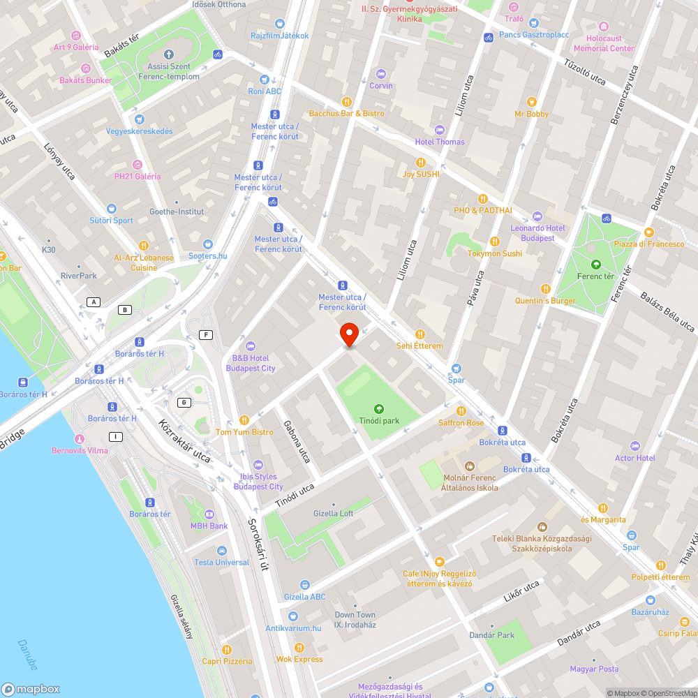 Illegális szemétlerakás a Liliom utcában bejelentés helye