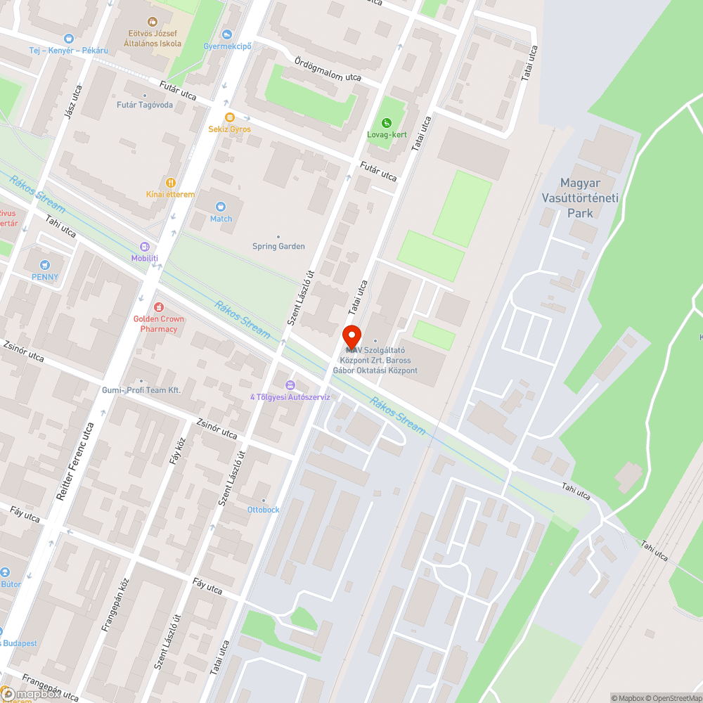 A semmibe vezető bicikliút bejelentés helye