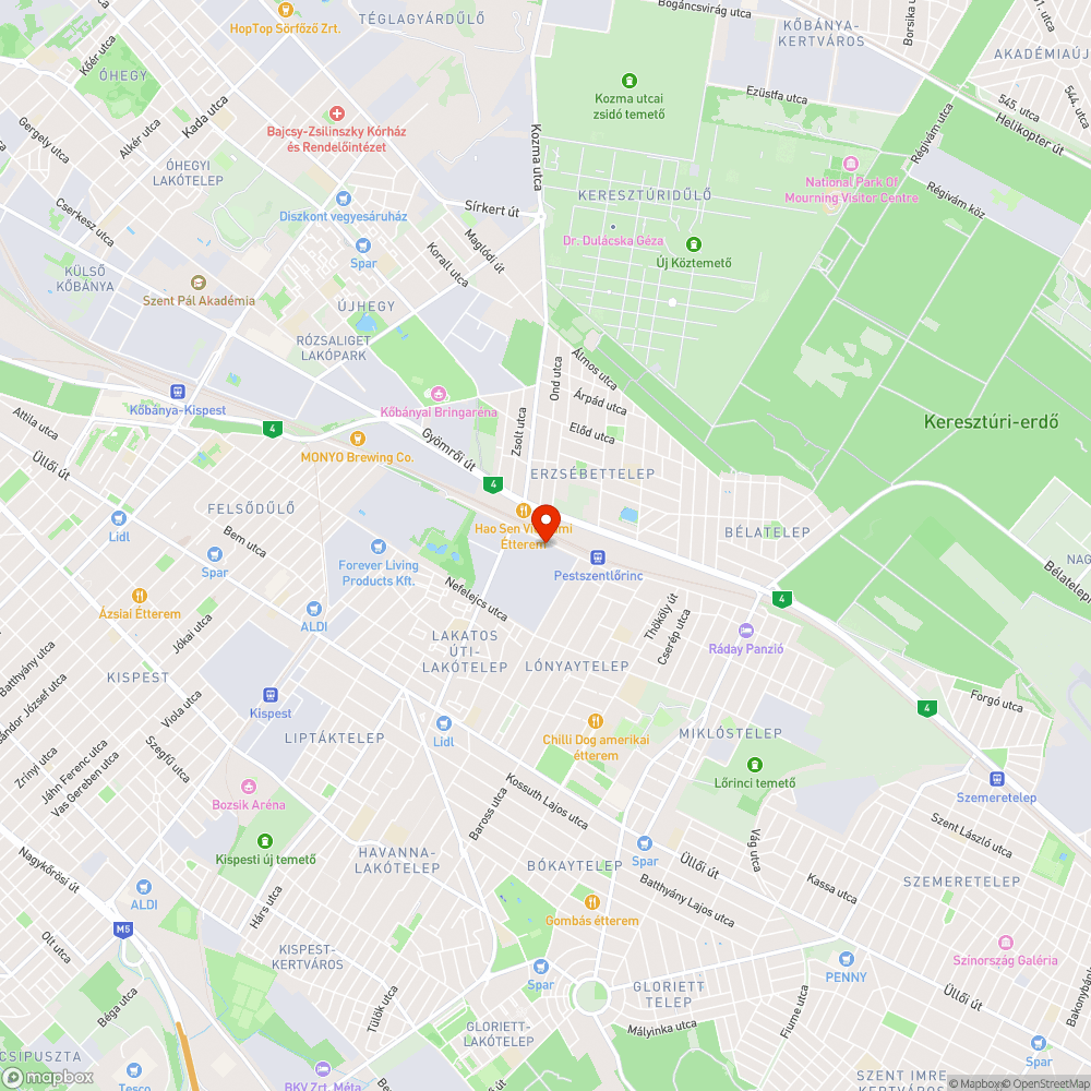 Szolgáltatás bővítés bejelentés helye