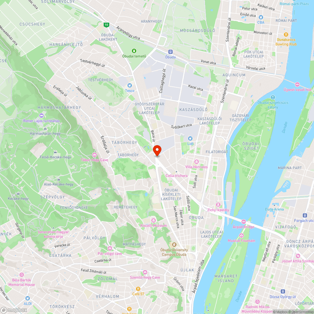 Veszélyes alacsony tábla bejelentés helye