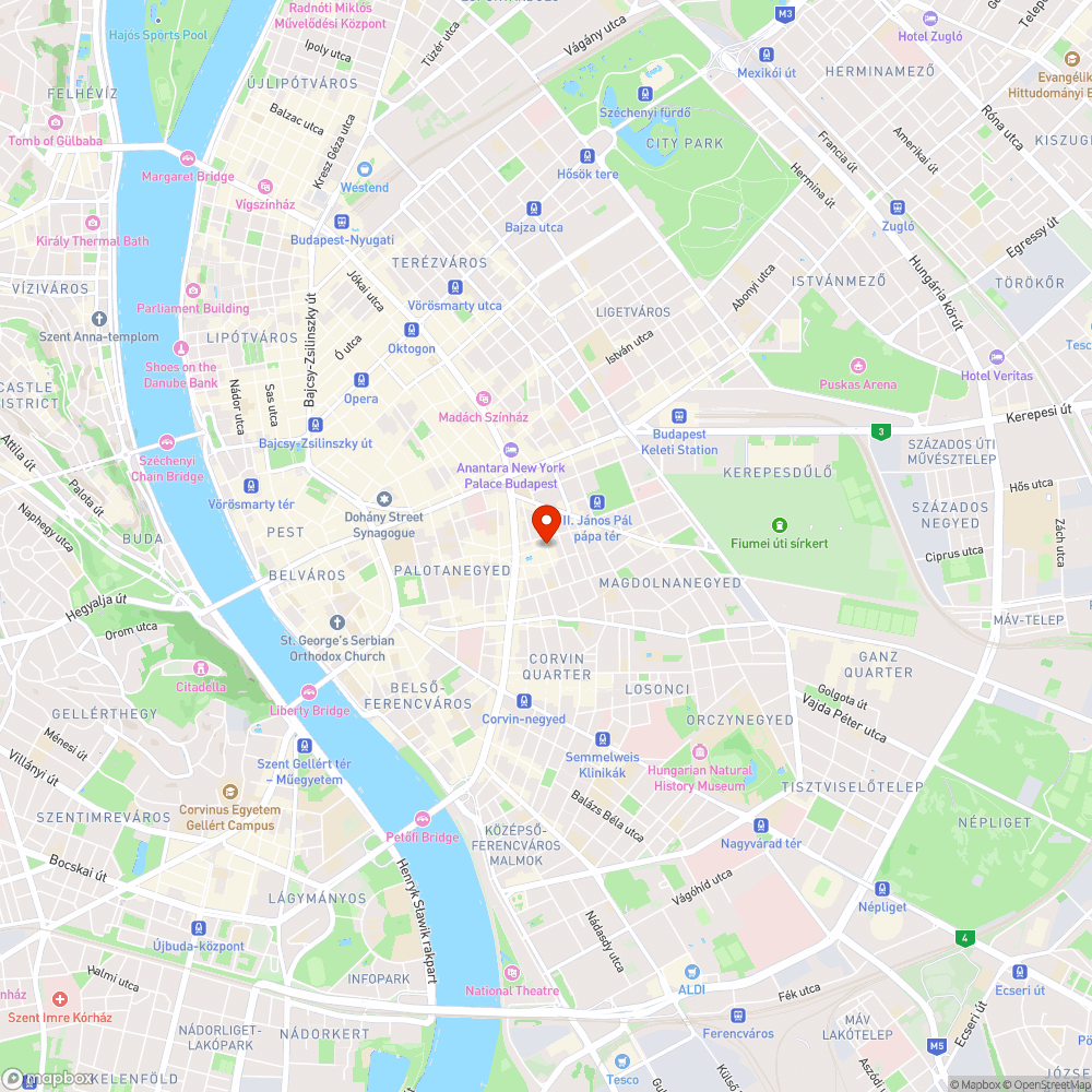 Kátyú probléma bejelentés helye