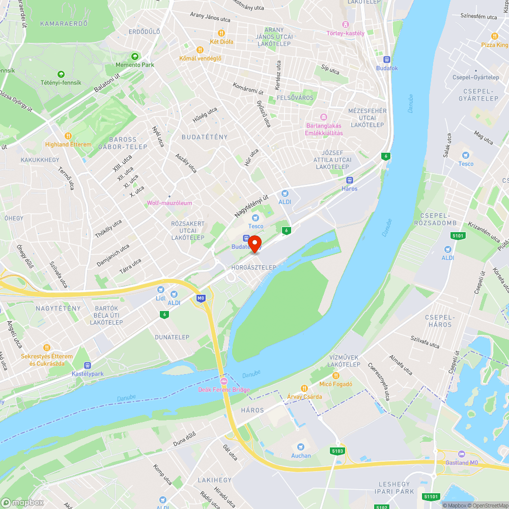 Növényözön a 6-os úton bejelentés helye