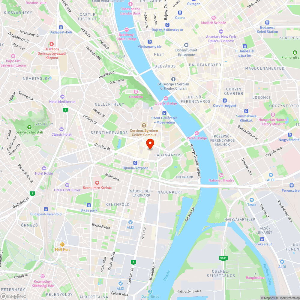 Törött térkövek a Bercsényi úton bejelentés helye