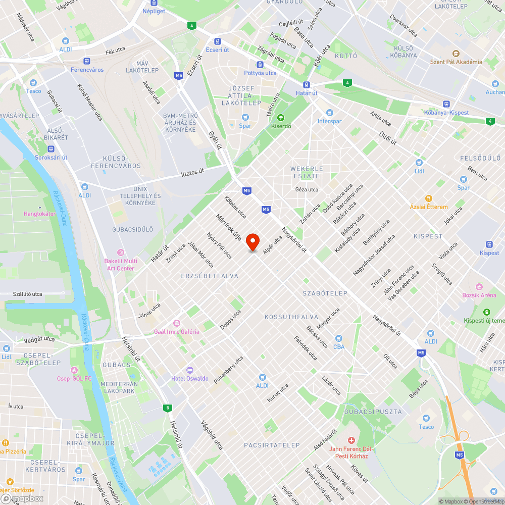 összefirkált buszmegálló bejelentés helye